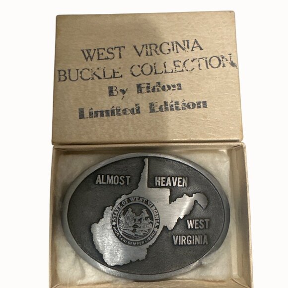 Eldon West Virginia Buckle Limited First Edition serial number + box - Picture 3 of 9